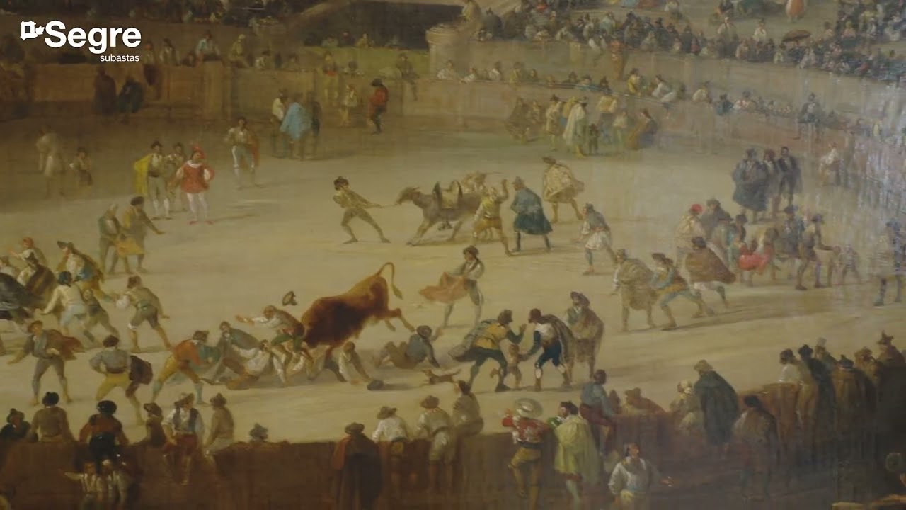 Imagen para artículo Genaro Pérez Villaamil y la emoción romántica de la tauromaquia: “Plaza de toros” (1839)